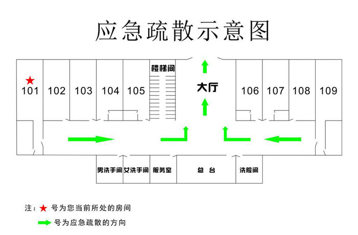 活動安全疏散圖