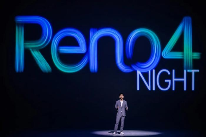 MR技術首度亮相OPPO Reno4線上發布會現場